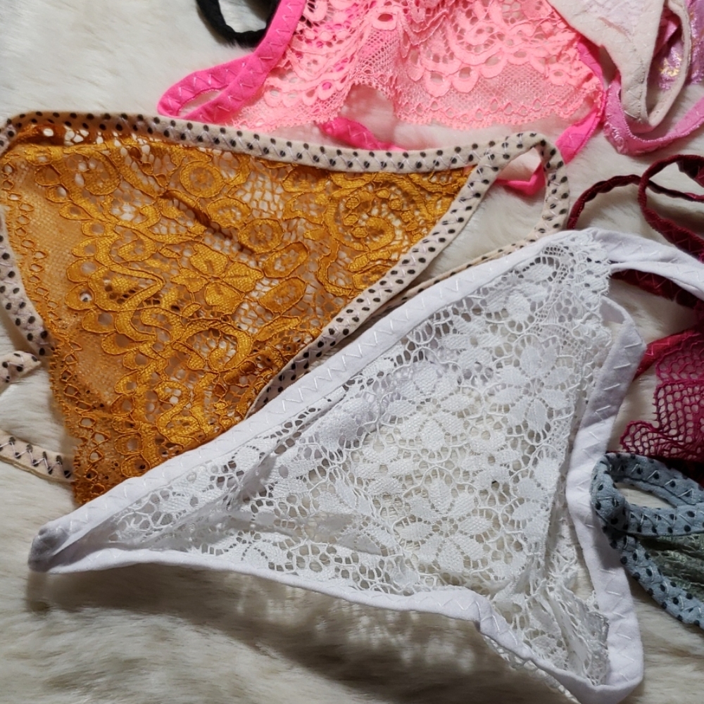 11 pairs of multi colored Women's gstring underwea - Picture 3 of 6